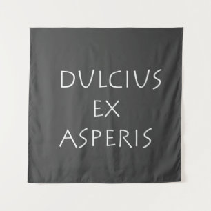 Dulcius ex asperis wandkleed
