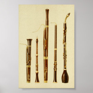 Dulcus, Oboe, Bassoon, Baronite Oboe Poster
