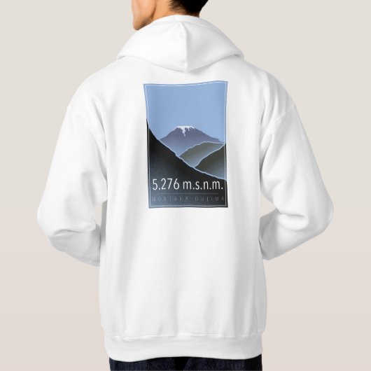 Dulima Mountain, Colombia Hoodie (Achterkant)