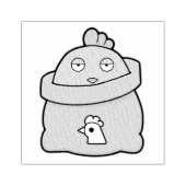 Dull Chick, volle zak Rubberstempel (Afrduk)