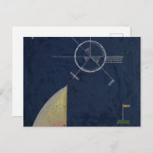 Dull Grey, 1930 by Wassily Kandinsky Briefkaart (Voorkant / Achterkant)