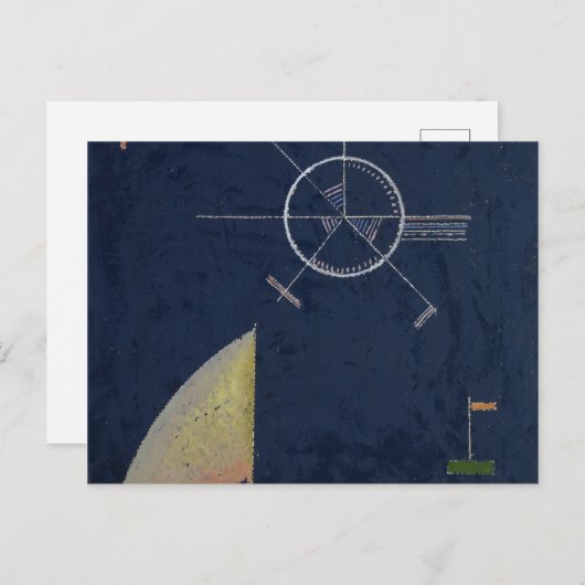 Dull Grey, 1930 by Wassily Kandinsky Briefkaart (Voorkant / Achterkant)