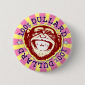 Dullard 100% Funny Monkey Badge Ronde Button 5,7 Cm (Voorkant)