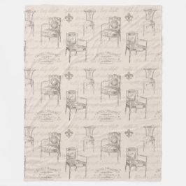 Dulocke Stoelen Fleece Deken