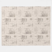 Dulocke Stoelen Fleece Deken