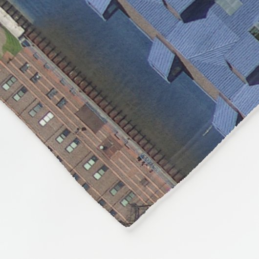 Duluth Aerial Lift Bridge fleece deken (Hoek)