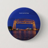 Duluth Aerial Lift Bridge & John G. Munson Button (Voorkant)