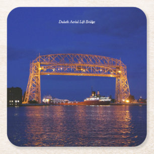 Duluth Aerial Lift Bridge & John G. Munson Kartonnen Onderzetters