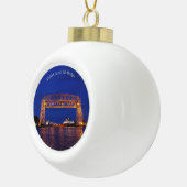 Duluth Aerial Lift Bridge & John G. Munson Keramische Bal Ornament (Rechts)