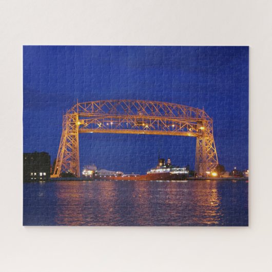 Duluth Aerial Lift Bridge & John G. Munson Legpuzzel (Horizontaal)