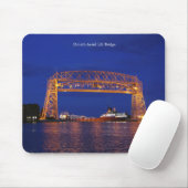 Duluth Aerial Lift Bridge & John G. Munson Muismat (Met muis)