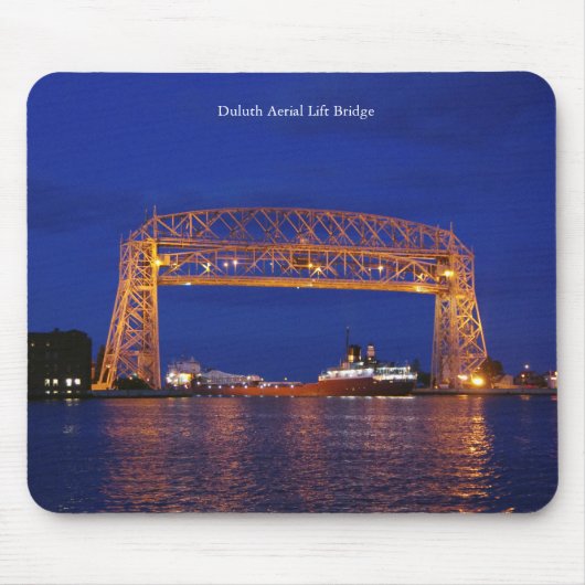 Duluth Aerial Lift Bridge & John G. Munson Muismat (Voorkant)