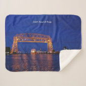 Duluth Aerial Lift Bridge & John G. Munson Sherpa Deken (Voorkant (horizontaal))
