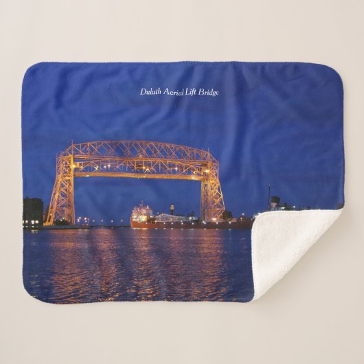 Duluth Aerial Lift Bridge & John G. Munson Sherpa Deken (Voorkant (horizontaal))