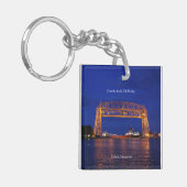 Duluth Aerial Lift Bridge & John G. Munson Sleutelhanger (Voorkant Links)