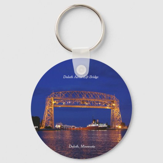 Duluth Aerial Lift Bridge & John G. Munson Sleutelhanger (Voorkant)