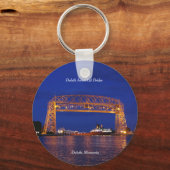 Duluth Aerial Lift Bridge & John G. Munson Sleutelhanger (Voorkant)
