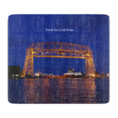 Duluth Aerial Lift Bridge & John G. Munson Snijplank (Voorkant)