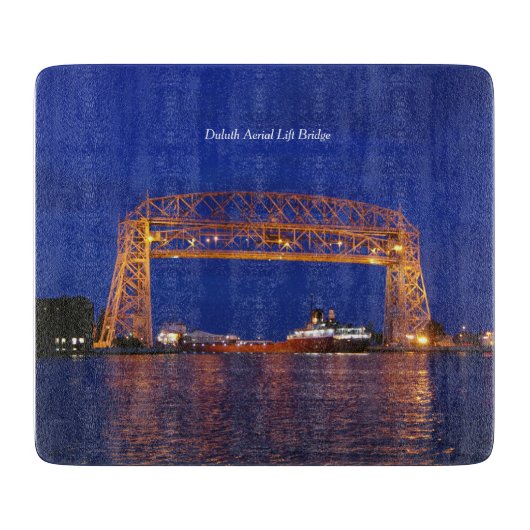 Duluth Aerial Lift Bridge & John G. Munson Snijplank (Voorkant)