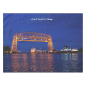 Duluth Aerial Lift Bridge & John G. Munson Tafelkleed (Voorkant (Horizontaal))