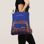 Duluth Aerial Lift Bridge & John G. Munson Tote Bag (Dichtbij)