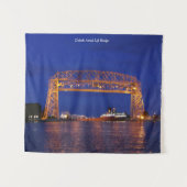 Duluth Aerial Lift Bridge & John G. Munson Wandkleed (Voorkant (horizontaal))