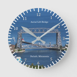 Duluth Aerial Lift Bridge-klok Ronde Klok