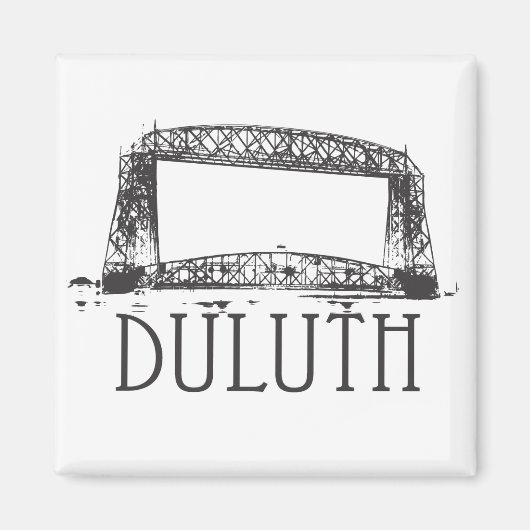 Duluth Aerial Lift Bridge Magneet (Voorkant)