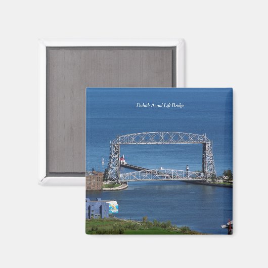 Duluth Aerial Lift Bridge magnet (Voorkant / Achterkant)