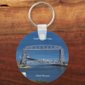 Duluth Aerial Lift Bridge metaalsleutelketen Sleutelhanger (Voorkant)