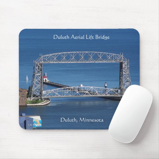 Duluth Aerial Lift Bridge mousepad Muismat (Met muis)