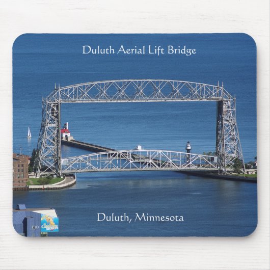 Duluth Aerial Lift Bridge mousepad Muismat (Voorkant)