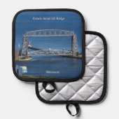 Duluth Aerial Lift Bridge pothouder Pannenlap (Voorkant / Achterkant)