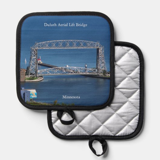 Duluth Aerial Lift Bridge pothouder Pannenlap (Voorkant / Achterkant)