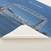 Duluth Aerial Lift Bridge sherpa blanket Deken (3/4)