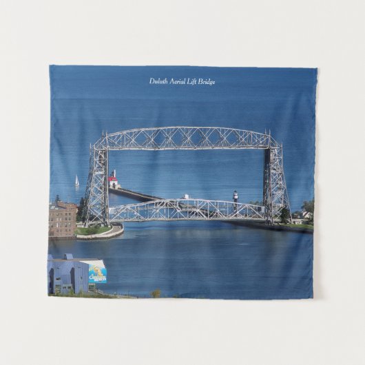 Duluth Aerial Lift Bridge tapestry Wandkleed (Voorkant (horizontaal))