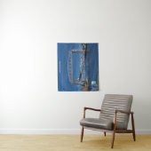 Duluth Aerial Lift Bridge tapestry Wandkleed (In situ)