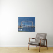 Duluth Aerial Lift Bridge tapestry Wandkleed (In Situ (horizontaal))