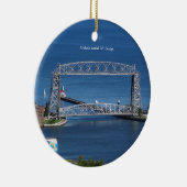 Duluth Aerial Lift Bridge-versiering Keramisch Ornament (Rechts)
