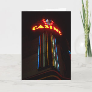 "Duluth CASINO Lights" Verjaardagskaart Kaart