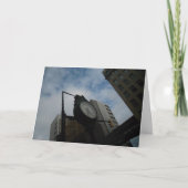 "Duluth Clock scheef" verjaardagskaart Kaart (Voorkant)