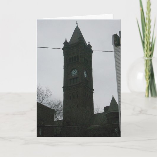 "Duluth Clock Tower #1" Verjaardagskaart Kaart (Voorkant)