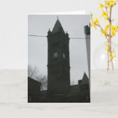 "Duluth Clock Tower #1" Verjaardagskaart Kaart (Gele Bloem)