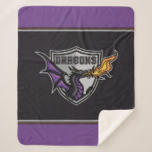 Duluth Dragons Ice Hockey Fleece & Sherpa Blanket Deken (Voorkant)