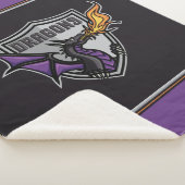 Duluth Dragons Ice Hockey Fleece & Sherpa Blanket Deken (3/4)