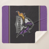 Duluth Dragons Ice Hockey Fleece & Sherpa Blanket Sherpa Deken (Voorkant (horizontaal))