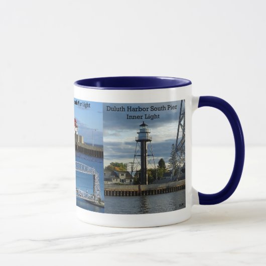 Duluth Entry Lighthouses glazen mok (Rechts)