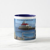 Duluth Entry Lighthouses glazen mok (Midden)