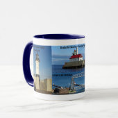 Duluth Entry Lighthouses glazen mok (Voorkant links)