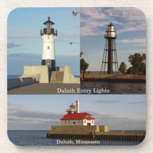 Duluth Entry Lights set van 6 plastic onderzetters